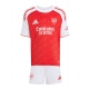 Maillot de foot Arsenal Domicile vêtements enfant 2025-26 Manches Courtes (+ pantalon court)